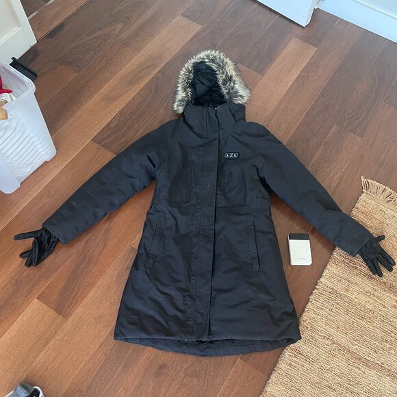 FNDN Women’s Heated Parka w Built-in Heated Gloves XS - Picture 1 of 9